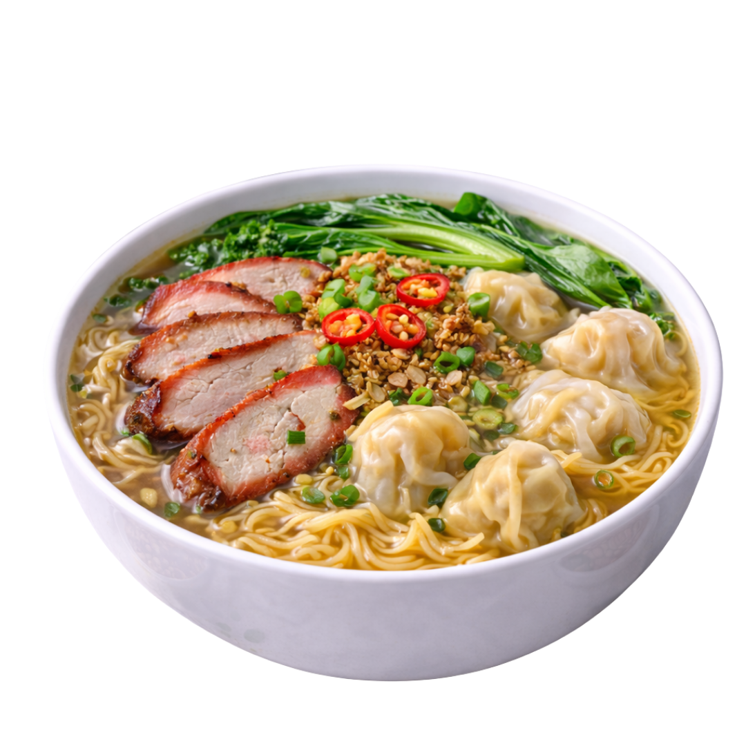 Mì Hoành Thánh $14.99 Wonton with Egg Noodle Soup