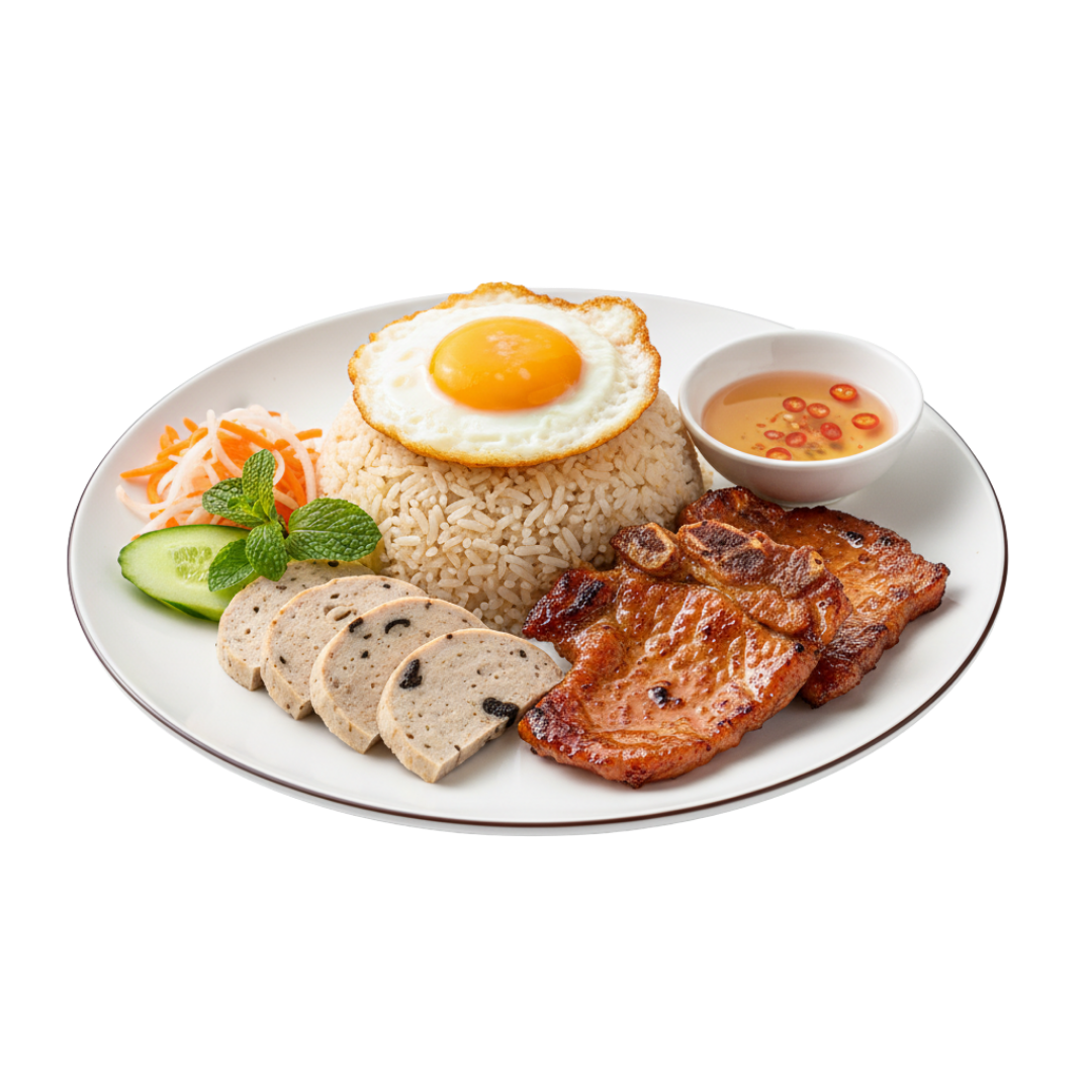 Cơm Tấm Sườn Nướng $15.99 Lemongrass Grilled Pork Chop